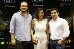 Adriano Nogueira, Márcia Travessoni e Pompeu Vasconcelos