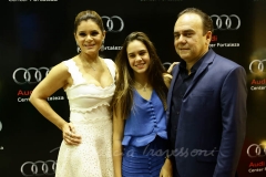 Liliane Linhares, Maria Eduarda Linhares e Fernando Linhares