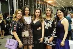 Maíra Silva, Mariana Bichucher, Roberta Nogueira, Renata Ciriaco e Lia Linhares