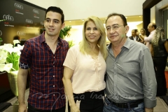 Rodrigo Linhares,  Morgana Linhares e Manuel Linhares