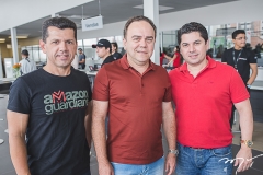 Erick Vasconcelos, Fernando Linhares e Pompeu Vasconcelos