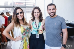 Nara Lima, Larissa Bernardo e Alderson Matos