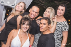 Érica Ribeiro, Raisa Medeiros, Léo Araújo, Mari Sousa, Felipe Torres e Davi Maia