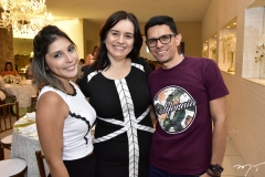 Sâmya Blum, Lia Freire e Roger Silva