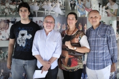 Pedro Caminha, Wagner Barbosa, Ana Maria e Francisco Caminha