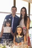 Isabela, Alice, Luís e Ana Virgínia Coelho