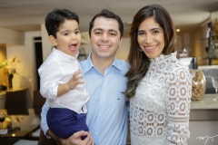 Bernardo, Mateus e Flávia Morais