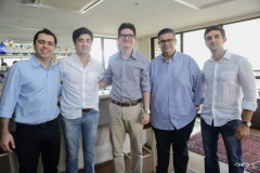 Mateus Morais, Antônio Melo, Rafael Saldanha, Ademar Bezerra e Adriano Huland