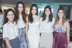 Natália Nóbrega, Rebeca Sampaio, Priscilla Ximenes, Camila Egídio e Thais Fialho