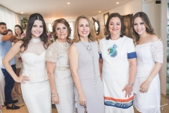 Priscilla Ximenes, Lúcia Becco, Tereza Ximenes, Gerusa Lima e Rafaella Asfor
