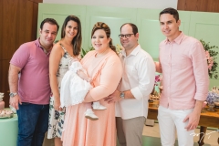 Daniel e Bruna Montenegro, Juliana, Lívia e Leonardo Pádua e Eduardo Campos