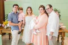 Francisco, Bernardo e Naiana Philomeno, Juliana, Lívia e Leonardo Pádua