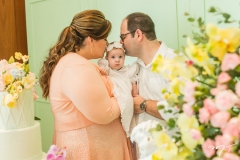 Lívia, Juliana e Leonardo Pádua