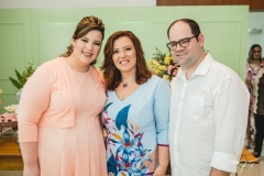 Lívia Pádua, Aline Félix Barroso e Leonardo Pádua