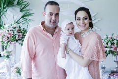 Célio, Lara e Juliana Gurgel