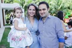 Fernanda, Mariana e Felipe Gurgel