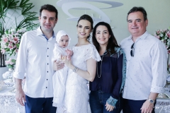 Fernando, Lara e Cristiane Gurgel, Caroline e Cristiano Ribeiro