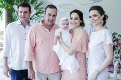 Fernando, Célio, Lara, Juliana e Cristiane Gurgel