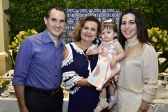 Luiz, Janice Machado, Monalisa e Luciana Gentil