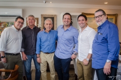 Samuel Sicchierolli, Esfon Ramos, Paulo, Rodrigo Ponte, Felipe Asfor e Roberto Pinheiro