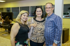 Adriana Lacerda, Celina Guimarães e Geraldo Dantas
