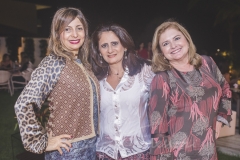 Raquel Espíndola, Gilvana Bezerra e Gladys Tamietti