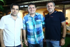 Etevaldo Nogueira , Assis Ciríaco e Carlos França