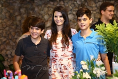 Leonardo, Beatriz e João Paulo Nogueira