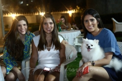 Marcela Feitosa, Marina Brandão e Natalia Nogueira e Ben
