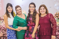 Flávia Laprovitera, Jacqueline Simões, Vivian Barbosa e Gisela Veira