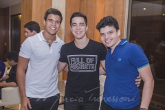 André Bastos, Iago Cavalcanti e Carlos Henrique Joaçaba