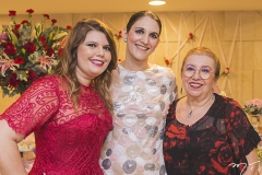 Danielle Pinheiro, Patrícia Siaudzionis e Aida Arruda