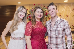 Fernanda Furtado, Danielle Pinheiro e Gustavo Arruda