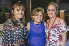 Sandra Landim, Adelineide Viana e Adriana Dantas