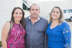 Ana Ingrid, Paulo Maia e Danielle Onofre