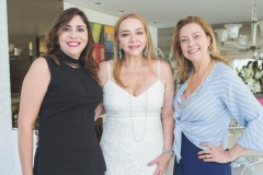 Cristiane Faria, Sandra Fujita e Andréa Delfino