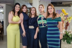 Elisa Oliveira, Cristiane Faria, Aiuza Ventura, Marcia Peixoto e Ana Vládia Sales
