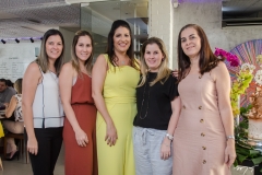 Lurdinha Brasil, Paula Rolim, Elisa Oliveira, Adriana Loureiro e Izabela Brasil