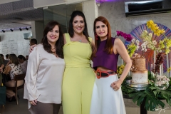Martinha Assunção, Elisa Oliveira e Lorena Pouchain