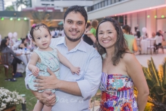 Beatriz, Otávio e Silmara Coutinho