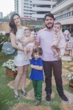 Cibely, Cecilia, Caio, Thiago e Melissa Silva