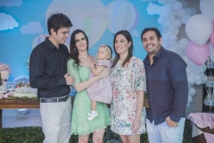 Igor Perdigão, Júlia Marinho, Giovanna Perdigão, Paula Andrade e Tom Andrade