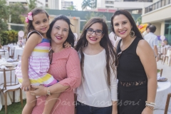 Lara, Sandra Maia, Clara Farias e Fabíola Farias