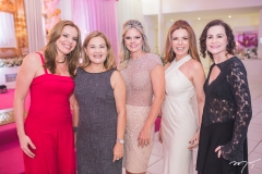 Carla Hita, Lenise Rocha, Layla Fujita, Cláudia Quental e Sarah França
