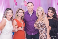 Fabíola Lopes, Germana Cavalcante, Guilherme Fujita, Aida Albuquerque e Rejane Campos