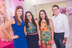 Lúcia Fialho, Rebeca Coelho, Sarah Coelho e José Coelho