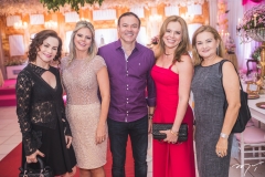 Sarah França, Layla Fujita, Guilherme Fujita, Carla Hita e Lenise Rocha