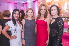 Vandinha Barreira, Lenise Rocha, Carla Hita e Sarah França