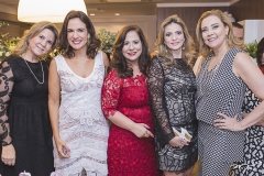 Camille Cidrão, Ana Virgínia Martins, Martinha Assunção, Michelle Aragão e Andréa Delfino