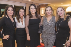 Cláudia Gradvohl, Márcia Travessoni, Andréa Rios, Andréa Delfino e Sandra Fujita